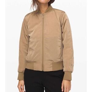 Lululemon Womens Primaloft Athletic Jacket Reversible Non-Stop Bomber Versatile